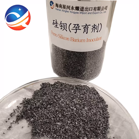 High Grade Silicon Barium Inoculant High-Silicon Aluminum Alloy Fesiba Granule