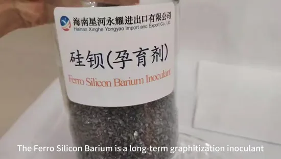 High Grade Silicon Barium Inoculant High-Silicon Aluminum Alloy Fesiba Granule